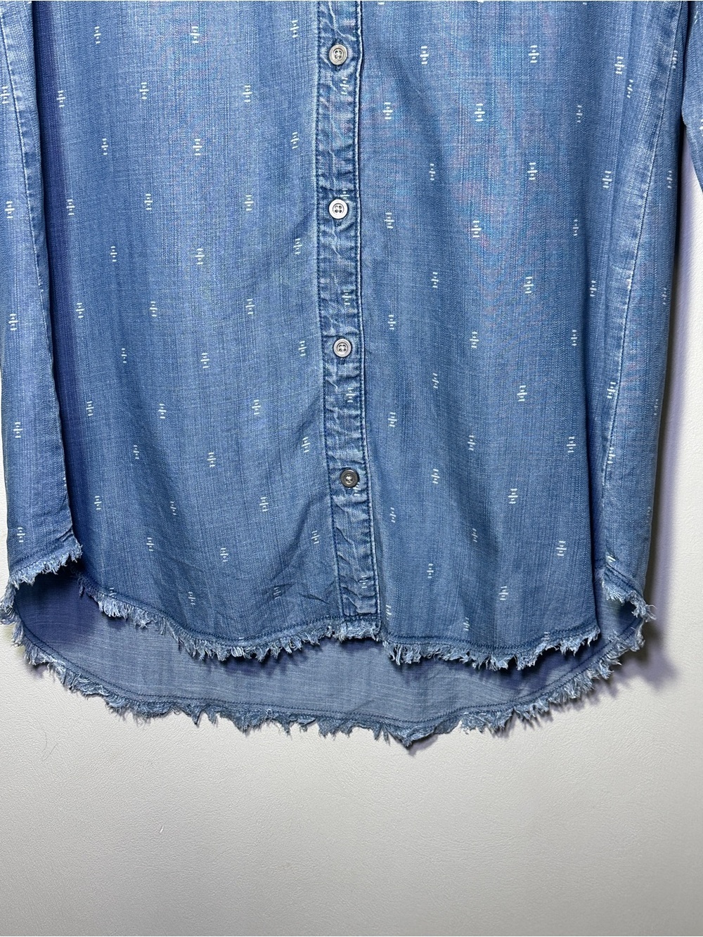 Cloth & Stone MaryLou Chambray Shirt Dress size Small Petite - Picture 5 of 11